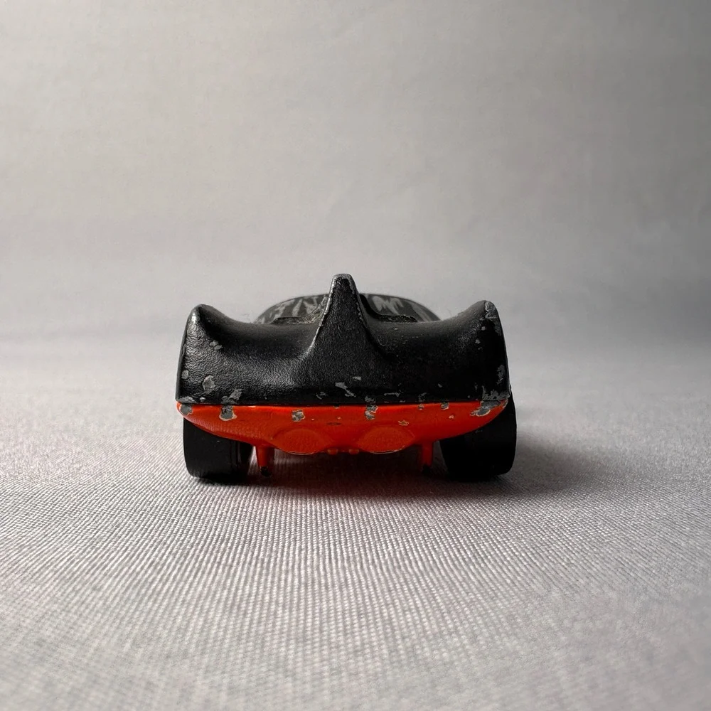 Hot Wheels Insectiride Beetle 1983 Mattel Vintage Diecast Car Black Orange 1/64